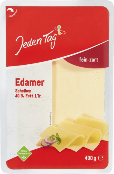 Jeden Tag Edamer Käsescheiben