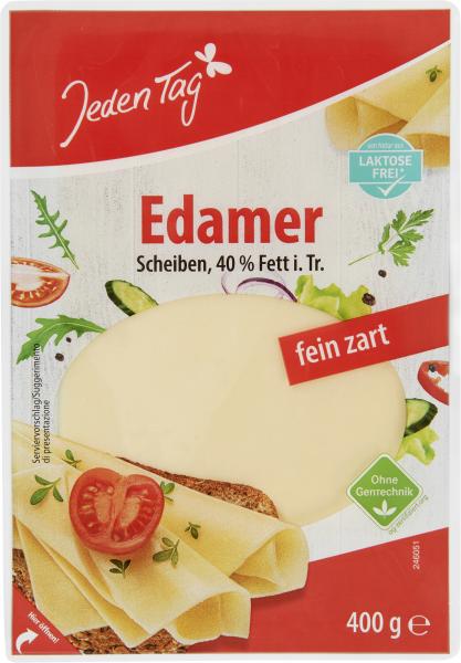 Jeden Tag Edamer Käsescheiben