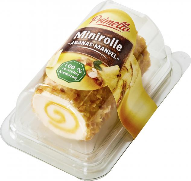 Primello Frischkäserolle Ananas-Mandel