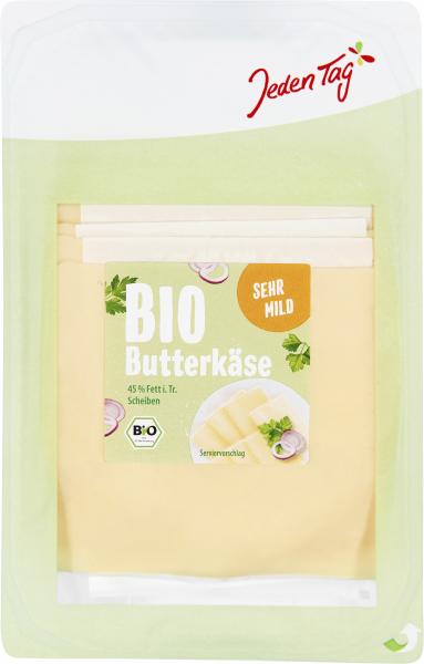 Jeden Tag Bio Butterkäse mild Scheiben