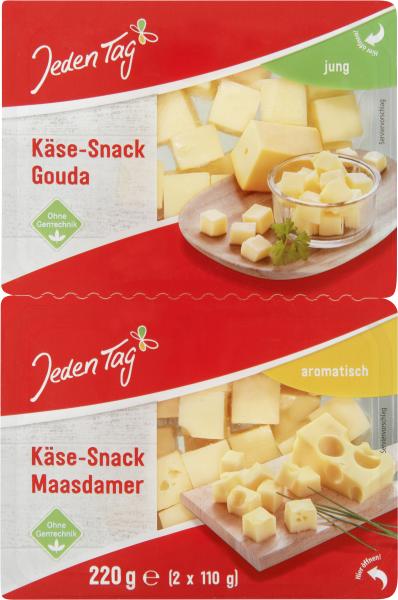 Jeden Tag Käse-Snack Gouda/Maasdamer