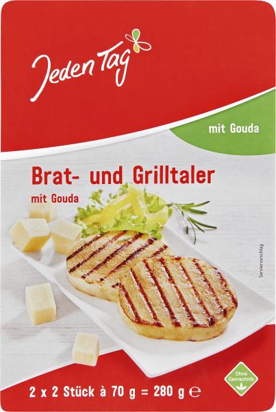 Jeden Tag Brat- & Grilltaler mit Käse und Gouda
