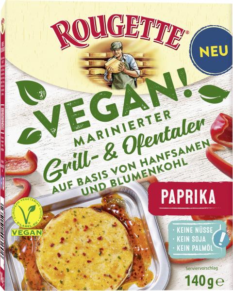Rougette Vegan marinierter Grill- und Ofentaler Paprika