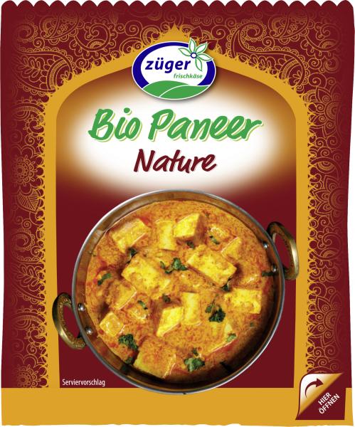 Züger Bio Paneer Indian Style Grill- und Bratkäse