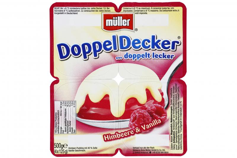 Müller DoppelDecker Himbeere & Vanilla