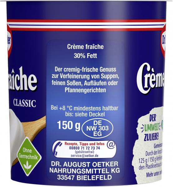 Dr. Oetker Crème fraîche classic