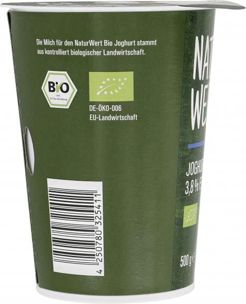 NaturWert Bio Joghurt mild 3,8%
