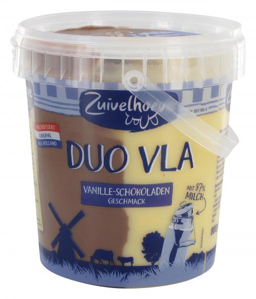 Zuivelhoeve Duo Vla Vanille-Schokolade