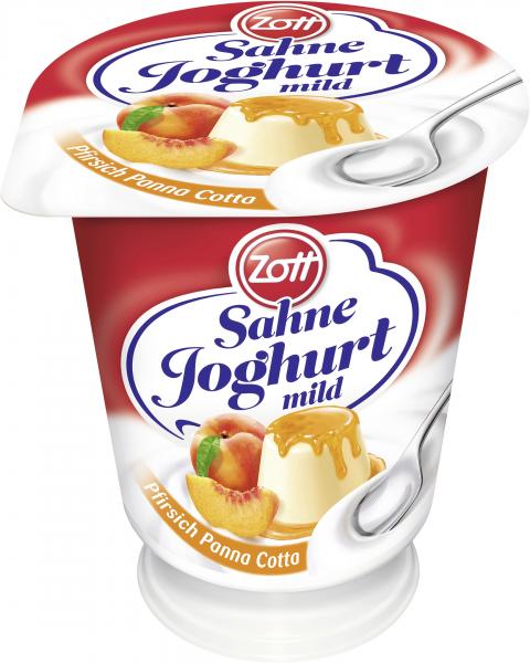 Zott Sahnejoghurt Pfirsich-Panna Cotta mild