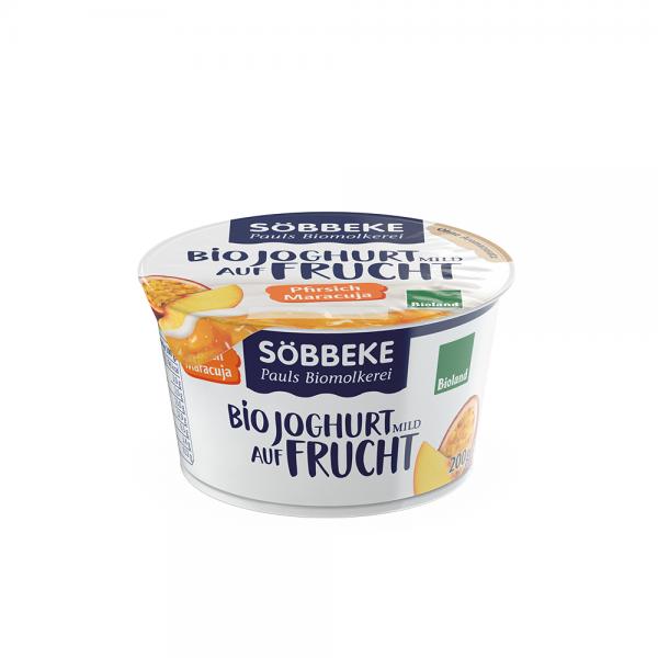 Söbbeke Bio Joghurt auf Frucht Pfirsich-Maracuja