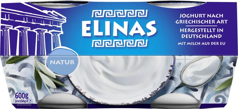 Elinas Joghurt nach griechischer Art Natur