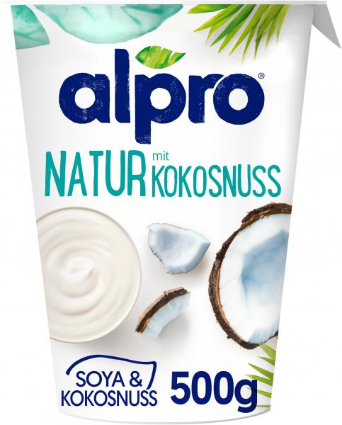 Alpro Soja-Joghurtalternative Natur mit Kokosnuss