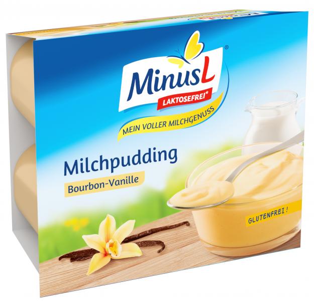 Minus L Milchpudding köstlicher Vanillegenuss
