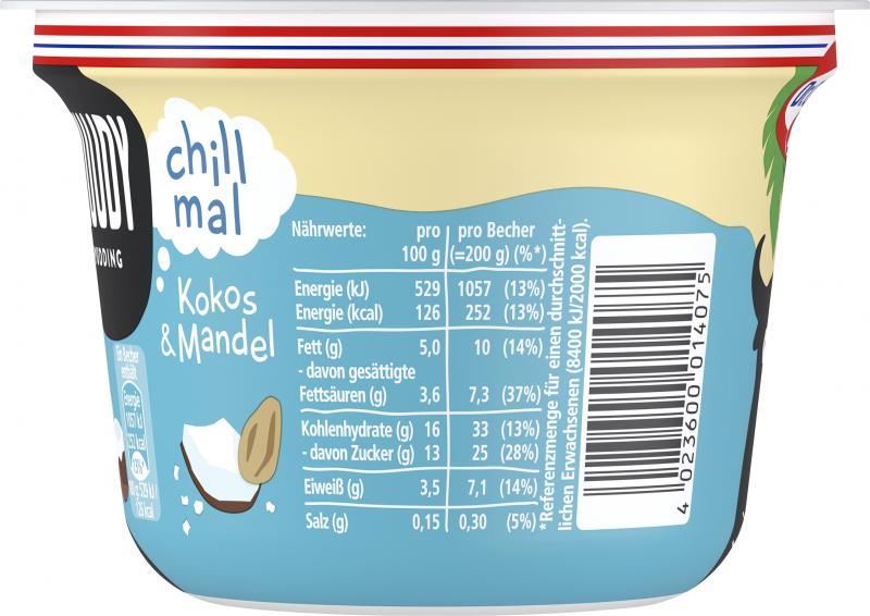 Dr. Oetker Muudy Pudding Kokos & Mandel