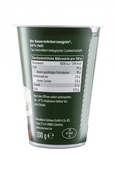 NaturWert Bio Schmand 24%