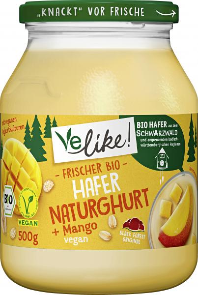 Velike Hafer Naturghurt + Mango
