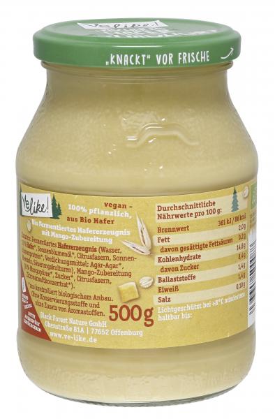 Velike Hafer Naturghurt + Mango