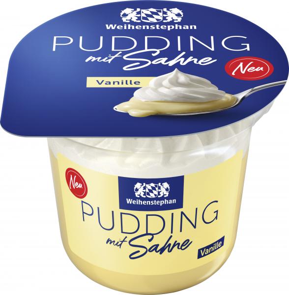 Weihenstephan Pudding mit Sahne Vanille