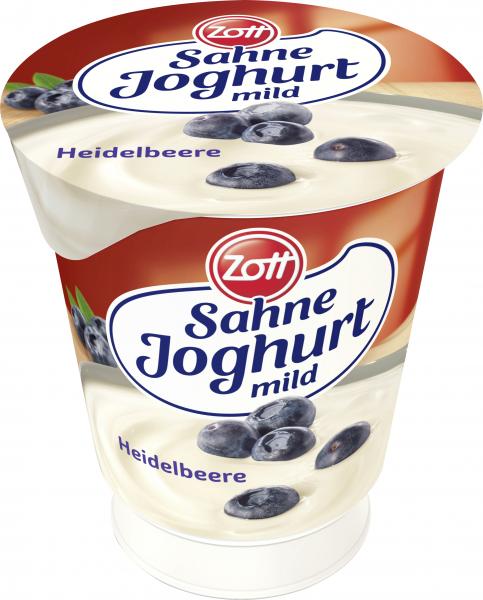 Zott Sahnejoghurt mild Heidelbeere