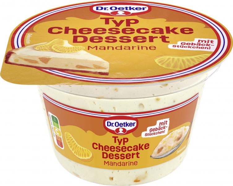 Dr. Oetker Typ Cheesecake Dessert Mandarine