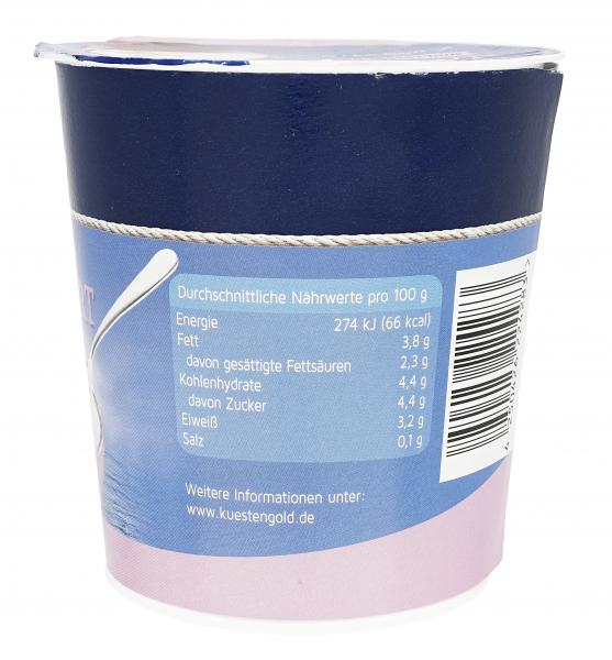 Küstengold Laktosefreier Natur Joghurt mild 3,7%