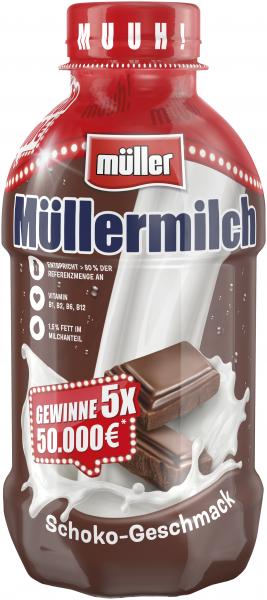 Müller Müllermilch Schoko-Geschmack (Einweg)