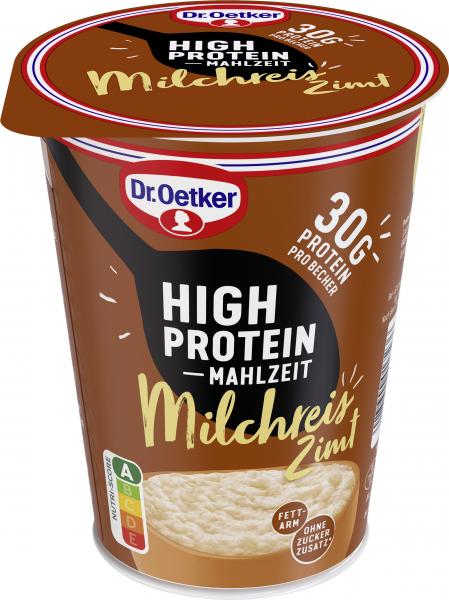 Dr. Oetker High Protein Mahlzeit Milchreis Zimt