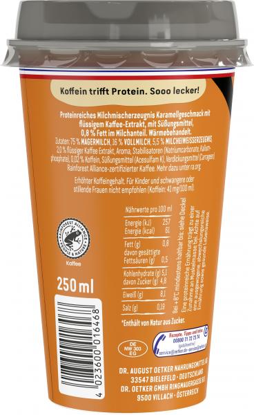 Dr. Oetker High Protein Coffee Drink Caramel Macchiato Style