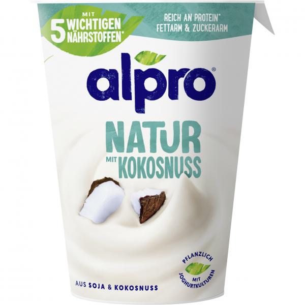 Alpro Joghurtalternative Natur mit Kokosnuss