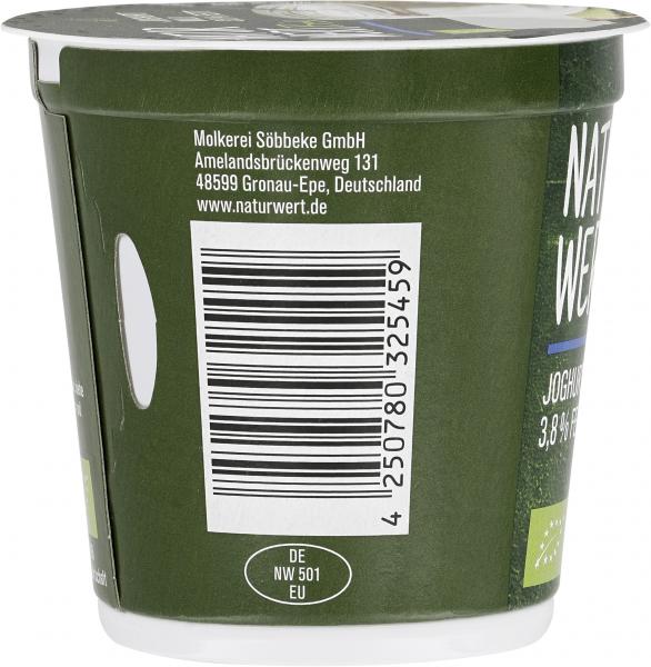 Naturwert Bio Joghurt 3,8% Fett