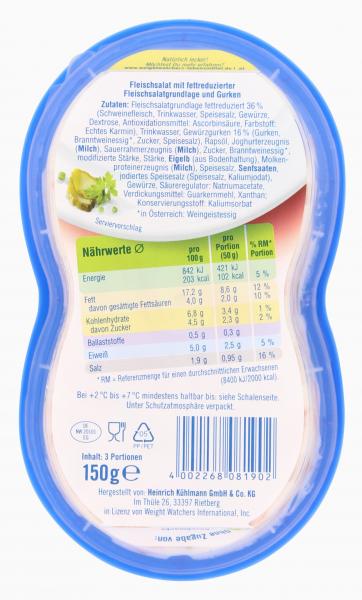 Weight Watchers Fleischsalat