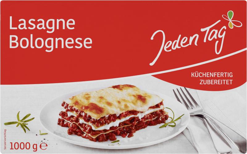 Jeden Tag Lasagne Bolognese