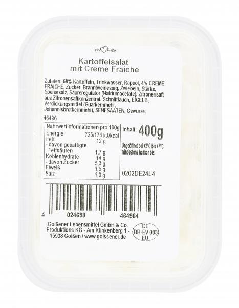 Golßener Dein herzhafter Kartoffelsalat mit Crème Fraîche