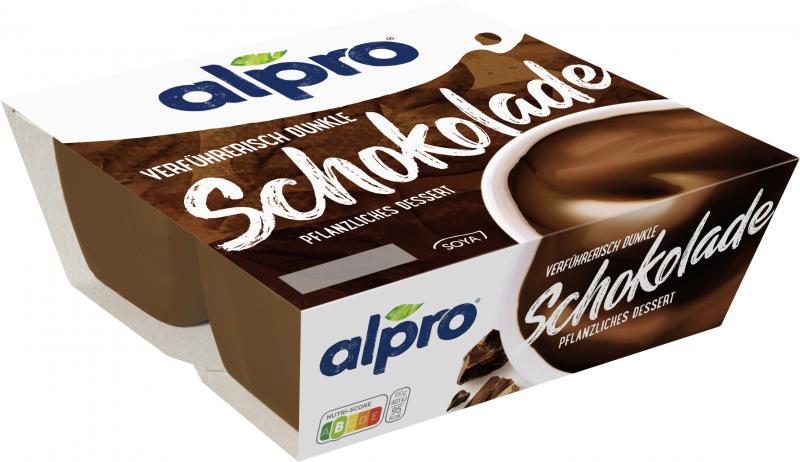 Alpro Soja-Dessert Dunkle Schokolade Feinherb