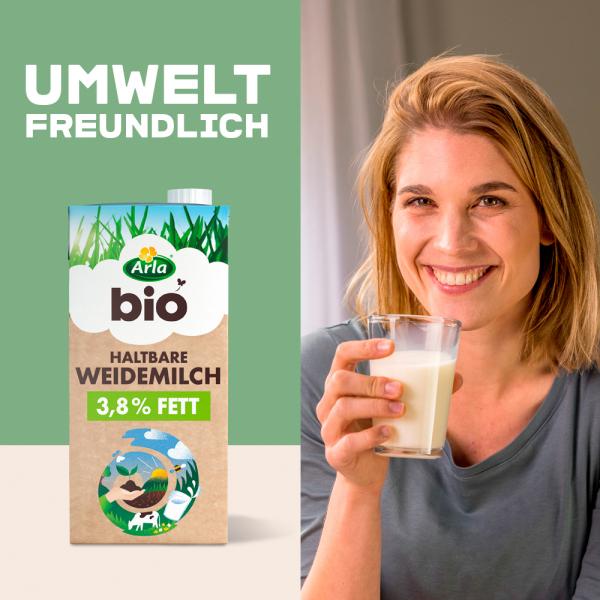 Arla Bio Haltbare Weidemilch 3,8% Fett