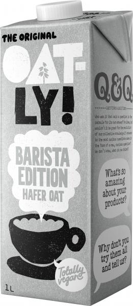 Oatly Haferdrink Barista Edition haltbar