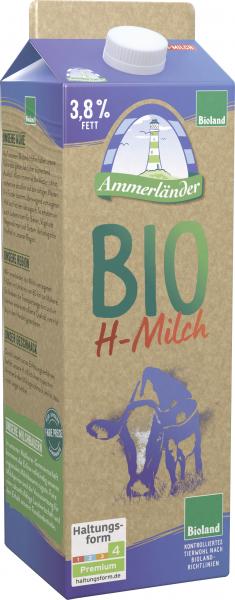 Ammerländer Unsere Bio H- Milch 3,8%