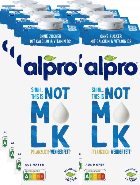 Alpro Not M*LK weniger Fett