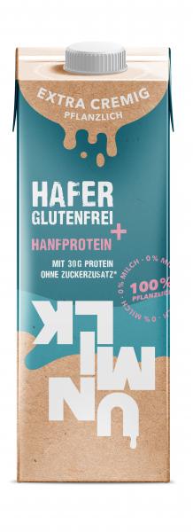 Unmilk Hafer glutenfrei + Hanfprotein