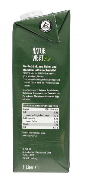 NaturWert Bio Hafer Mandel Drink