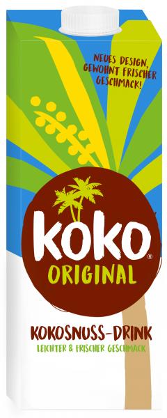 Koko Original Kokosnuss-Drink pflanzliche Milchalternative