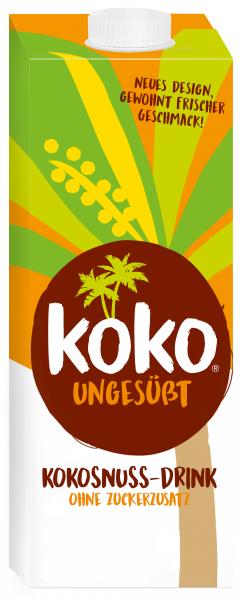 Koko ungesüßt Kokosnuss-Drink