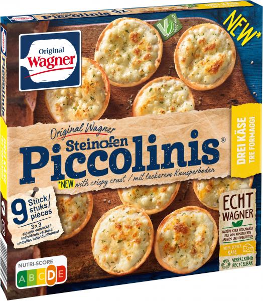 Original Wagner Pizza Steinofen Piccolinis Drei Kase Online Kaufen Bei Mytime De