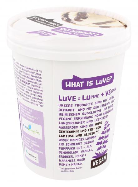 Made with Luve Lupinen Eis Keks + Kakao