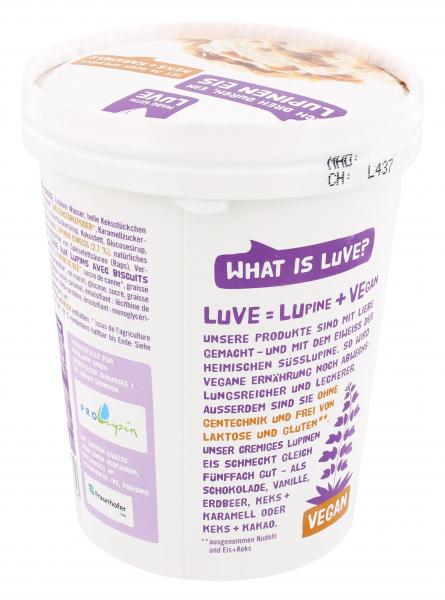 Made with Luve Lupinen Eis Keks und Karamell