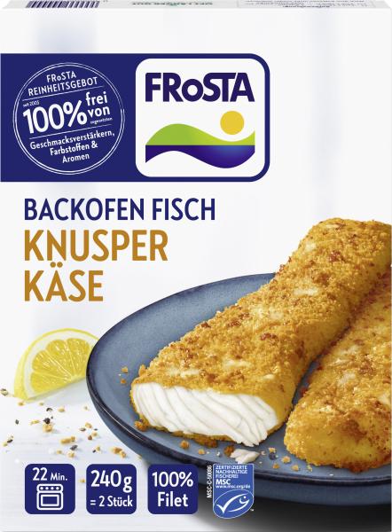 Frosta Backofen Fisch Knusper Käse
