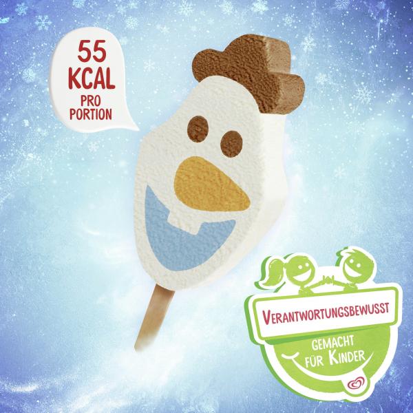 Langnese Disney Frozen Olaf Shaped Ice Cream Multipackung