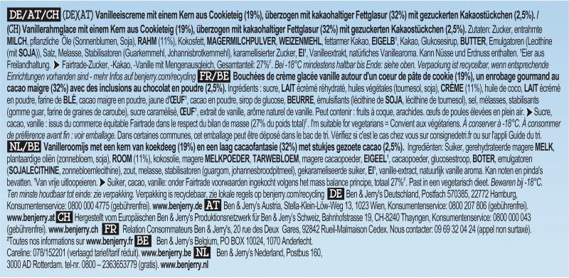 Ben & Jerry's Cookie Dough Peaces