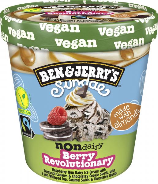 Ben & Jerrys Vegan Sundae Berry Revolutionary