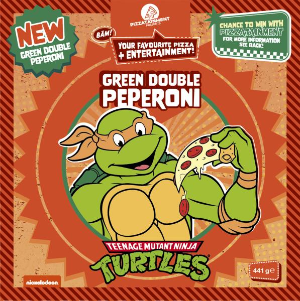 Pizzatainment Turtles Pizza Green Double Peperoni